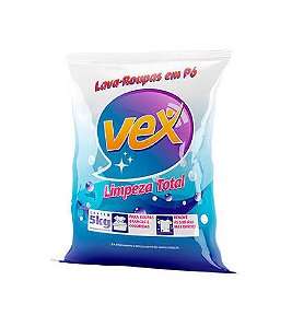 LAVA-ROUPAS EM PÓ VEX LIMPEZA TOTAL - 5KG