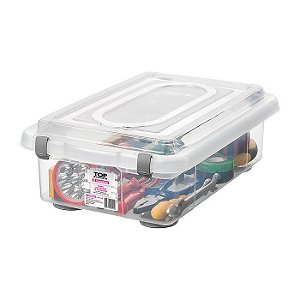 ORGANIZADOR PLÁSTICO 8,6L CRISTAL - SANREMO