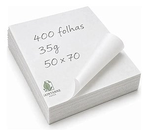 PAPEL MANTEIGA 35G 50CMX70CM C/400 FLS - SAINTANNE