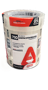 FITA PARA EMPACOTAMENTO 710 TRANSPARENTE 24MMX50M C/5 UNIDADES - ADERE