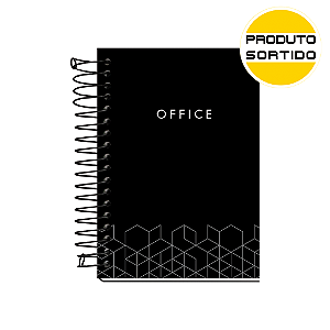 CADERNETA 1/8 CAPA DURA ESPIRAL OFFICE 96 FLS - KIT