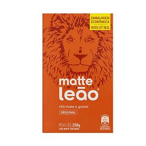 CHÁ MATTE ORIGINAL A GRANEL 250 GRAMAS - LEÃO