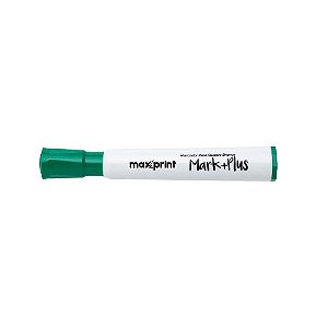MARCADOR PARA QUADRO BRANCO MARK+ PLUS VERDE - MAXPRINT