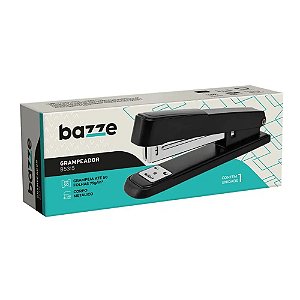 GRAMPEADOR B5315 METÁLICO PRETO 50 FOLHAS - BAZZE