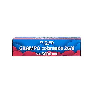 GRAMPO 26/6 COBREADO C/5000 UNIDADES - FUTURO OFFICE