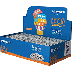 BORRACHA DE APAGAR RECORD 60 BRANCA C/60 UNIDADES - MERCUR