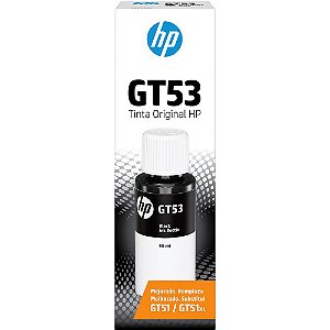 GARRAFA DE TINTA HP GT53 1VV22AL PRETO - 90ML