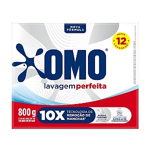 SABÃO EM PÓ OMO LAVAGEM PERFEITA - 800G