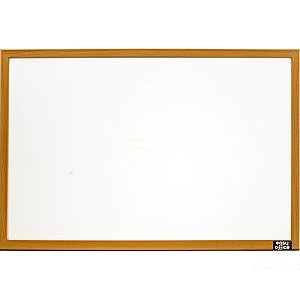 QUADRO BRANCO 60CMX40CM MOLDURA MADEIRA - EASY OFFICE