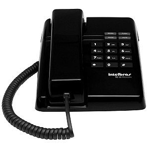 TELEFONE COM FIO TC 50 PREMIUM PRETO - INTELBRAS