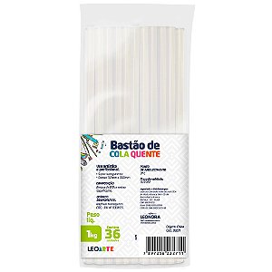 BASTÃO DE COLA QUENTE GROSSA 11,2MMX300MM 1KG - LEOARTE