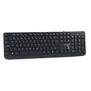 TECLADO MULTIMÍDIA CONCEPT USB 2.0 PRETO - MAXPRINT