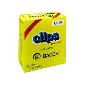 CLIPS Nº 1/0 (0) AÇO GALVANIZADO LINHA LEVE C/100 UNIDADES - BACCHI