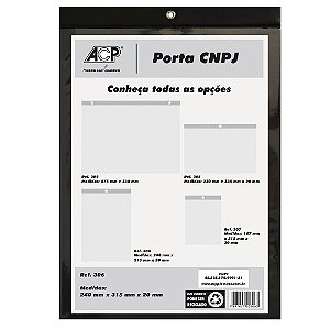 PASTA PARA QUADRO CGC VERTICAL PRETO - ACP