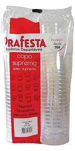 COPO SUPREMO 300ML TRANSPARENTE C/40 UNIDADES - PRAFESTA