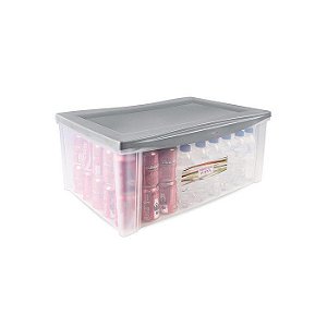 ORGANIZADOR PLÁSTICO 65L CRISTAL - SANREMO