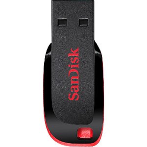 PEN DRIVE USB 2.0 CRUZER BLADE 16GB PRETO SDCZ50 - SANDISK