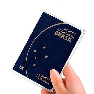 CAPA PARA PASSAPORTE EM PVC TRANSPARENTE C/3 UNIDADES - PLASTPARK