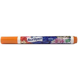 MARCADOR PARA TECIDO ACRILPEN 517 LARANJA - ACRILEX