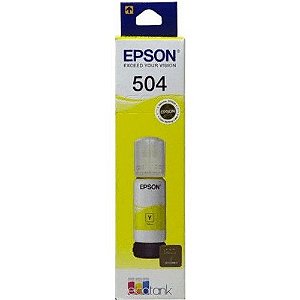 GARRAFA DE TINTA EPSON ECOTANK T504420-AL AMARELO - 70ML