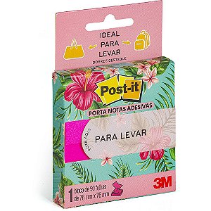 NOTAS PARA LEVAR POST-IT 76MMX76MM ROSA 90 FLS - 3M