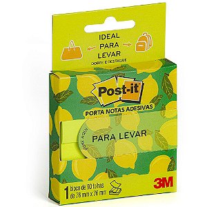 NOTAS PARA LEVAR POST-IT 76MMX76MM VERDE 90 FLS - 3M