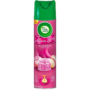 BOM AR AIR WICK AEROSSOL AROMA SENSE ALEGRIA - 360ML