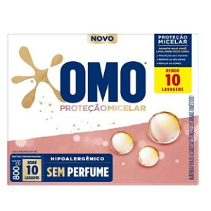 SABÃO EM PÓ OMO PROTEÇÃO MICELAR - 800G