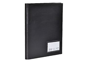 PASTA CATALOGO PVC OFÍCIO C/VISOR COM 100 PLÁSTICOS - ACP