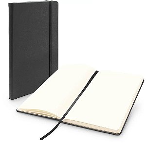 CADERNO DE ANOTAÇÕES 21CMX13CM SEM PAUTA PRETO 80 FLS - SPIRAL