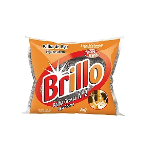 PALHA DE AÇO BRILLO GROSSA Nº 2 25G - BOM BRIL