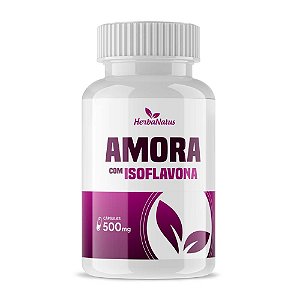 Amora com Isoflavona 500mg 60 cápsulas - Herbanatus