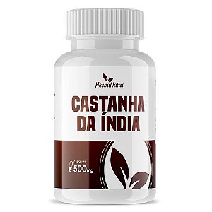 Castanha da Índia 500mg 60 cápsulas - Herbanatus