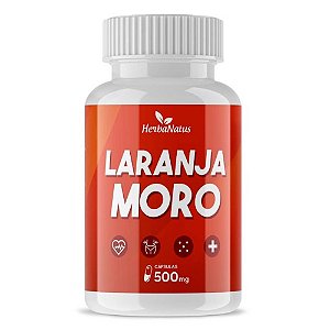 Laranja Moro + Associações 500mg 60 cápsulas - Herbanatus