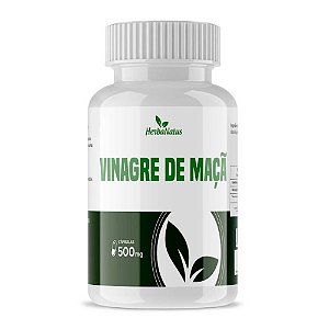 Vinagre de Maça 500mg 60 cápsulas - Herbanatus