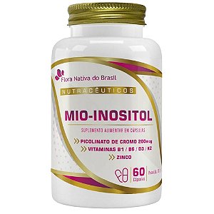 Mio-Inositol + Vitaminas 500mg 60 cápsulas - Flora Nativa