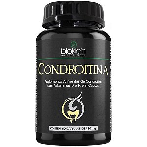 Condroitina com Vitaminas D e K 60 cápsulas - Bioklein