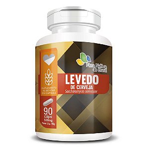 Levedo de Cerveja 500mg 120 cápsulas - Flora Nativa