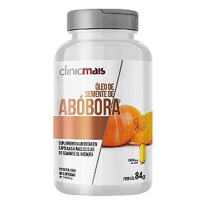 Óleo de Semente de Abóbora 1000mg 60 cápsulas - Clinicmais