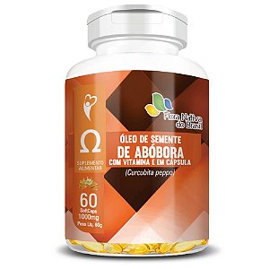 Óleo de Semente de Abóbora 1000mg 60 cápsulas - Flora Nativa