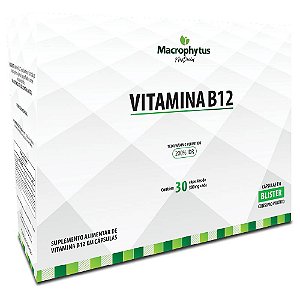 Vitamina B12 Concentrada 200% IDR 30 Cápsulas - Macrophytus