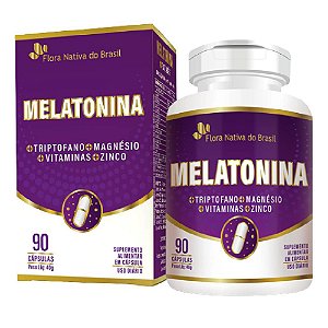 Melatonina + Associações 90 Cápsulas - Flora Nativa