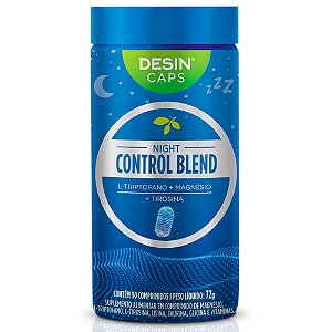 Night Control Blend ( L-Triptofano, Magnésio e Vitaminas) 90 comprimidos - Desinchá