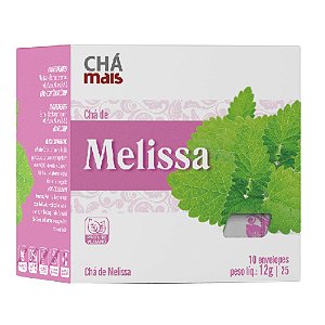 Chá de Melissa 10 sachês - Chá mais