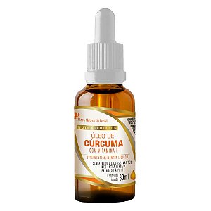 Óleo de Cúrcuma com Vitamina E em Gotas 30ml - Flora nativa