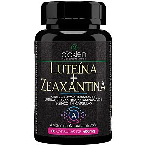 Luteína + Zeaxantina + Vitaminas 60 cápsulas - Bioklein