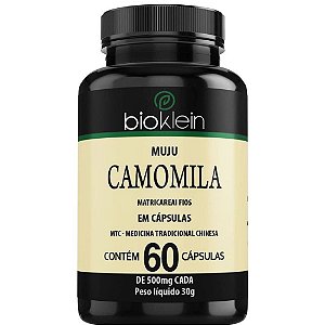 Camomila 500mg 60 cápsulas - Bioklein