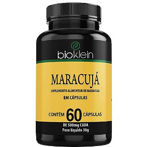 Maracujá 500mg 60 cápsulas - Bioklein