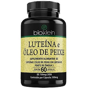 Luteína, Zeaxantina e Óleo de Peixe 60 cápsulas - Bioklein