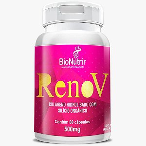 Renov ( Colágeno Hid. + Silício Orgânico) 60 cápsulas - Bionutrir
